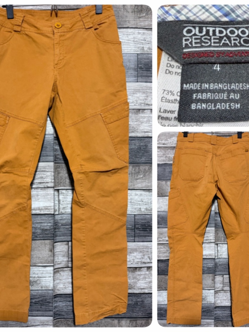 Outdoor Research Wadi Rum Pants Cargo Straight Hiking Women’s 4 (Inseam 29)